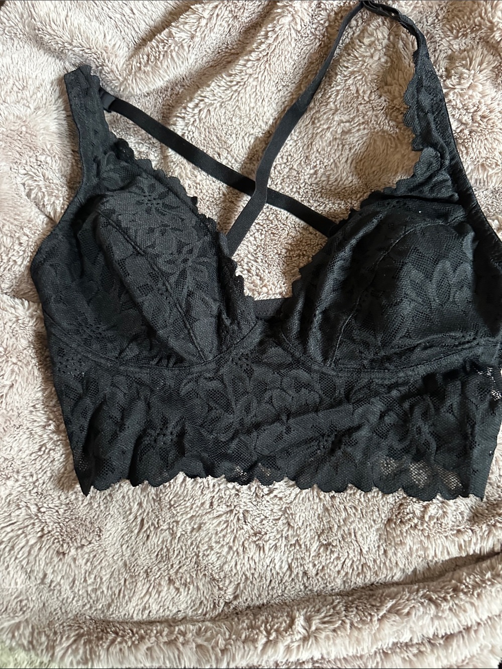 No Boundaries Black Lace Bralette